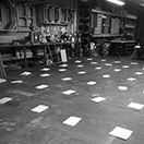 Vorbereitungen in Shepard Faireys Atelier 